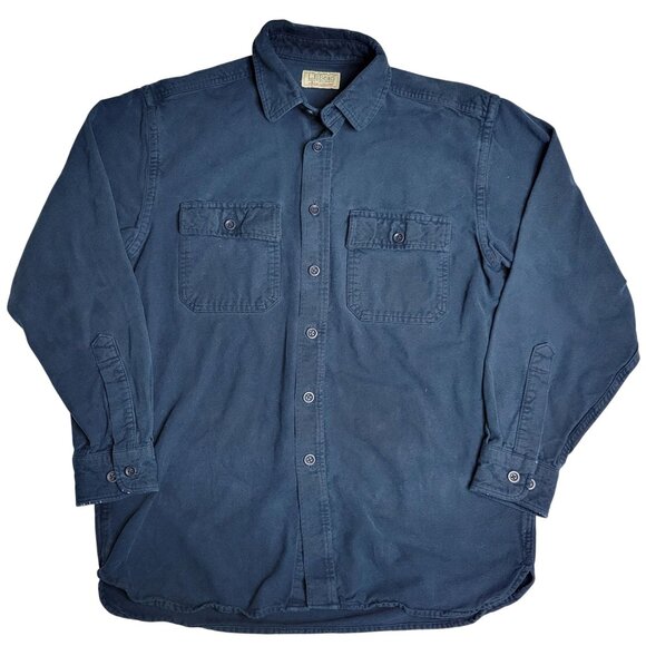 L.L. Bean Men's Medium Heavyweight Chamois Shirt Lot Of 4 In Assorted Colors - Picture 6 of 16